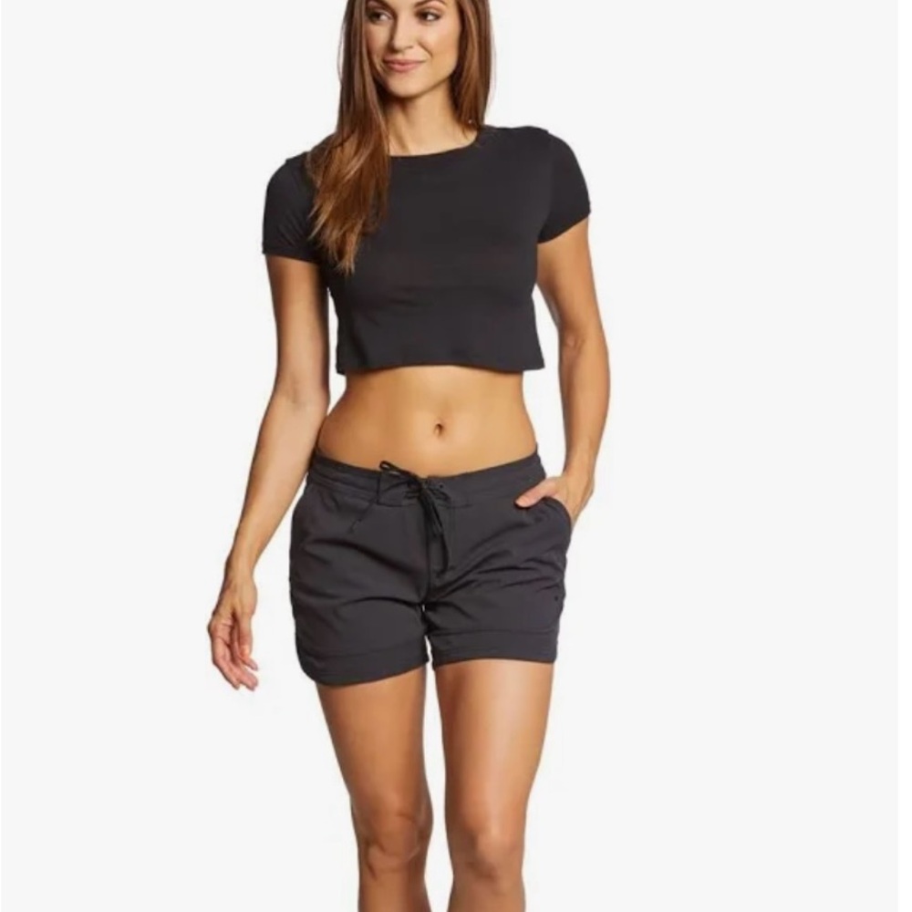 PRANA Ebelie Board Shorts in Black - Women’s Size S - Picture 8 of 9